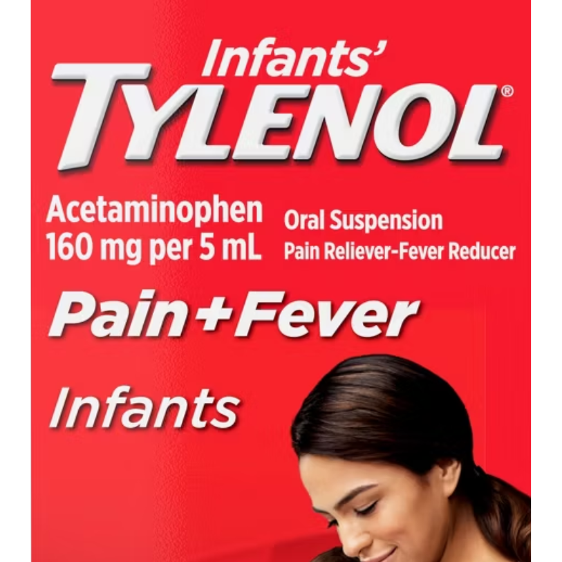 Generic children's acetaminophen suspension 160 mg per 5 mL, variant 1