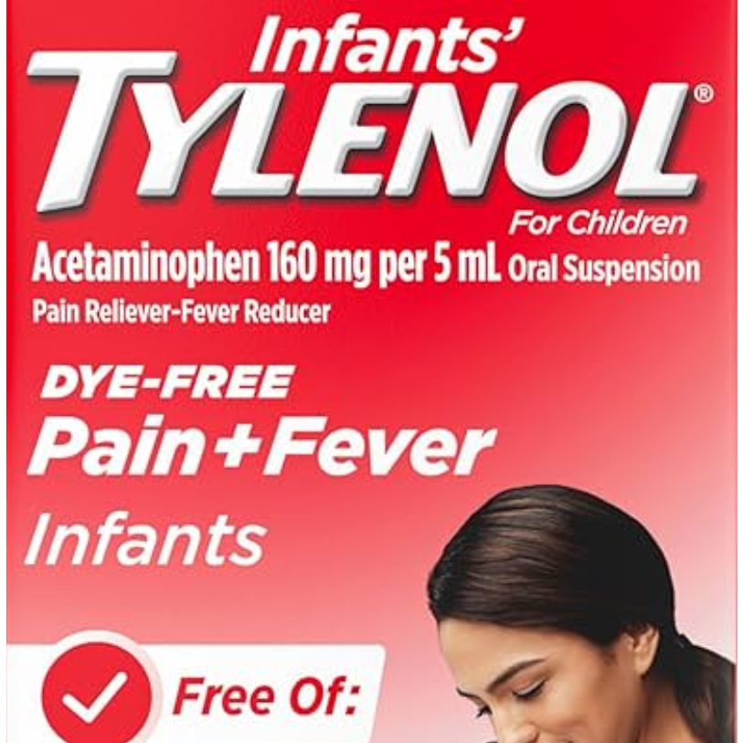 Generic children's acetaminophen suspension 160 mg per 5 mL, variant 2