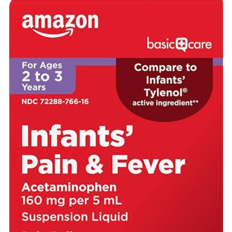 Generic children's acetaminophen suspension 160 mg per 5 mL, variant 6