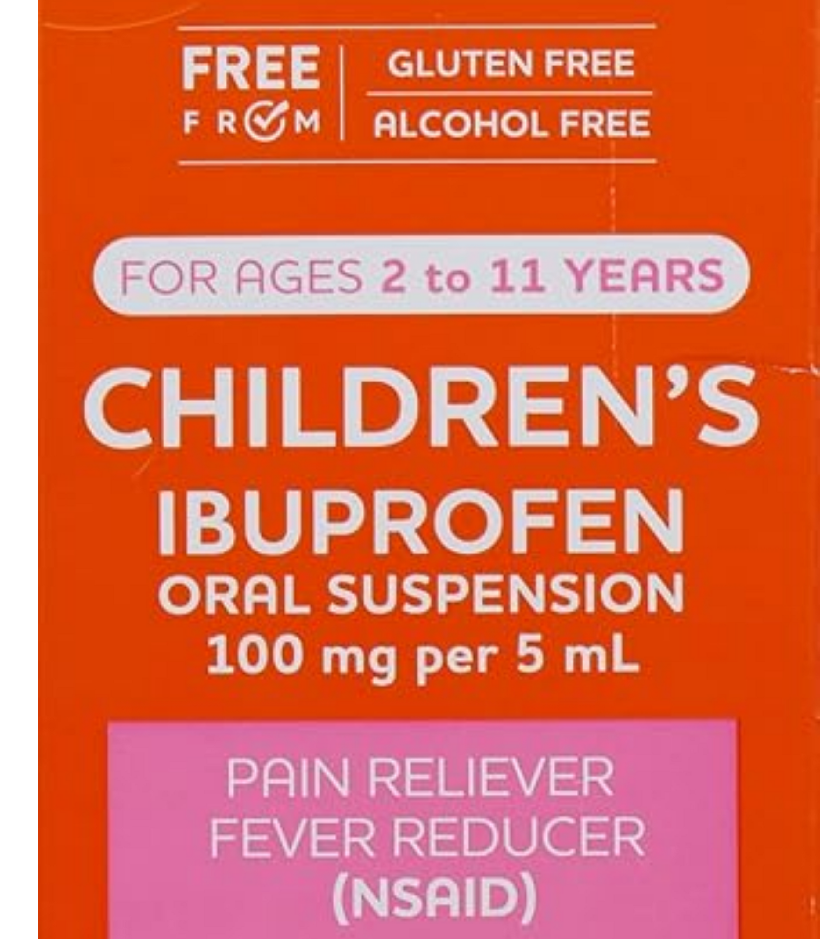Quality Choice Dye-Free Children's Ibuprofen 100 mg per 5 mL