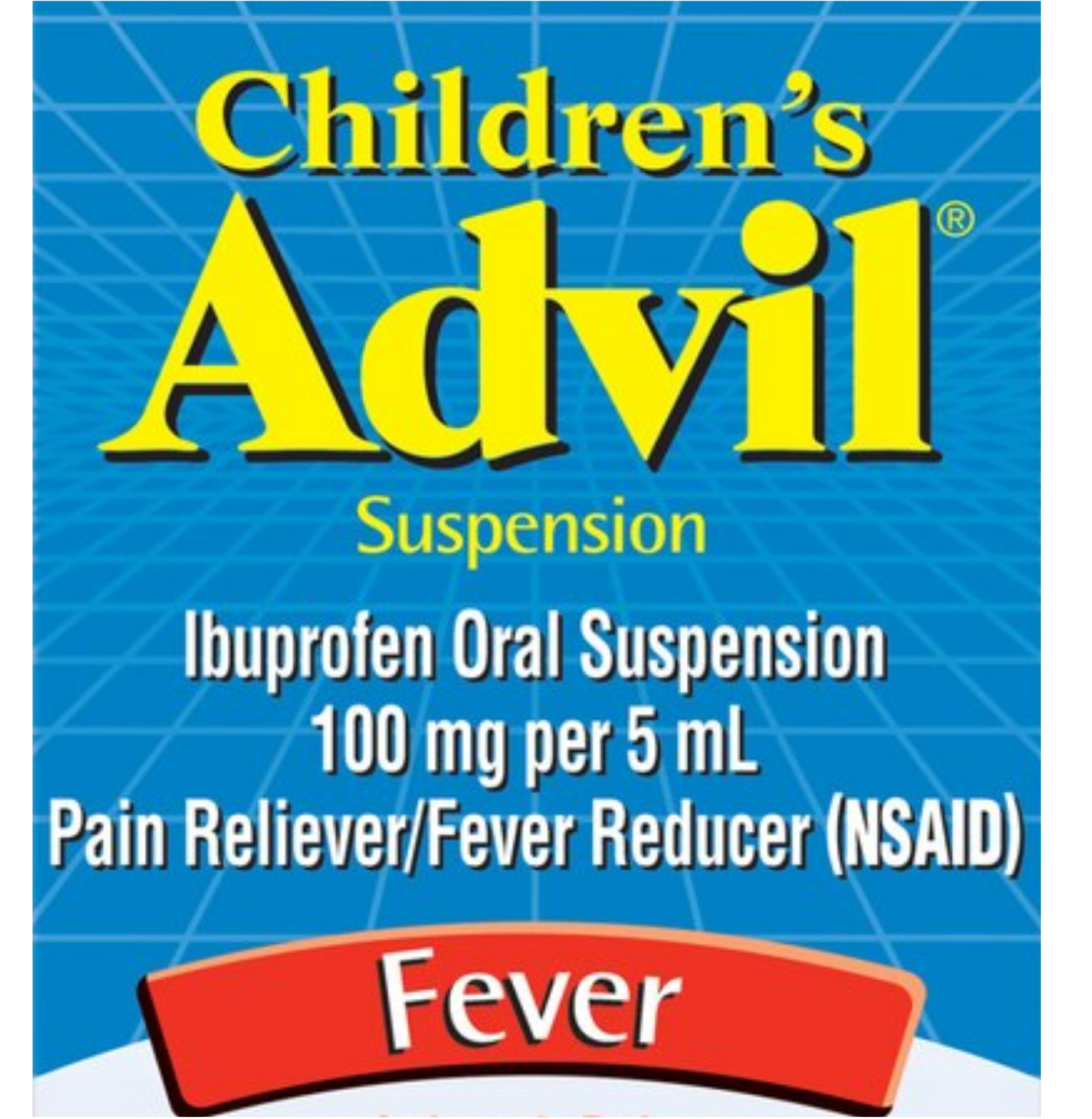 Children's Advil Oral Suspension 100 mg per 5 mL